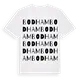 Bodham ordlek t-shirt