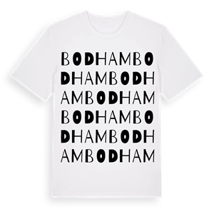 Bodham ordlek t-shirt – ekologisk bomull t-shirt från Pinshirt