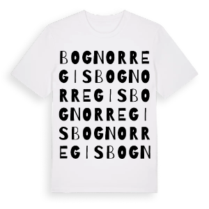 Bognor Regis ordlek t-shirt – ekologisk bomull t-shirt från Pinshirt