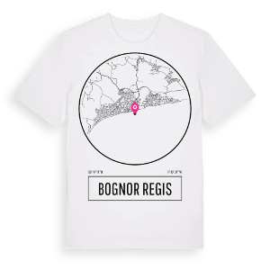 Bognor Regis t-shirt – ekologisk bomull t-shirt från Pinshirt