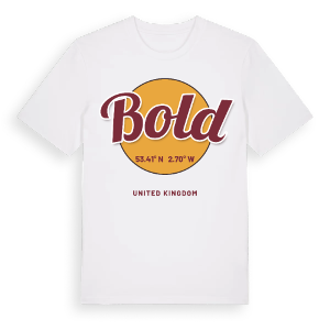 Bold cirkel t-shirt – ekologisk bomull t-shirt från Pinshirt