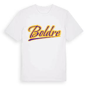 Boldre baseball t-shirt – ekologisk bomull t-shirt från Pinshirt