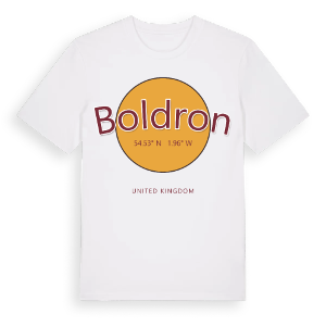 Boldron cirkel t-shirt – ekologisk bomull t-shirt från Pinshirt
