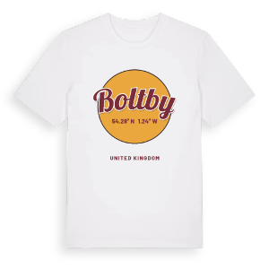 Boltby cirkel t-shirt – ekologisk bomull t-shirt från Pinshirt