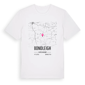 Bondleigh karta t-shirt – ekologisk bomull t-shirt från Pinshirt