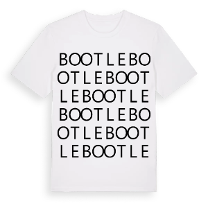 Bootle ordlek t-shirt – ekologisk bomull t-shirt från Pinshirt