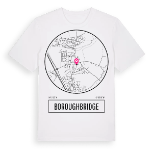 Boroughbridge t-shirt – ekologisk bomull t-shirt från Pinshirt