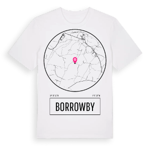 Borrowby t-shirt – ekologisk bomull t-shirt från Pinshirt