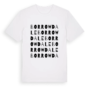 Borrowdale ordlek t-shirt – ekologisk bomull t-shirt från Pinshirt