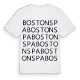 Boston Spa ordlek t-shirt