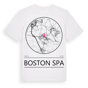 Boston Spa t-shirt – ekologisk bomull t-shirt från Pinshirt