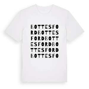 Bottesford ordlek t-shirt – ekologisk bomull t-shirt från Pinshirt