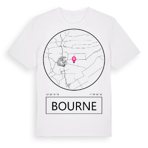 Bourne t-shirt – ekologisk bomull t-shirt från Pinshirt