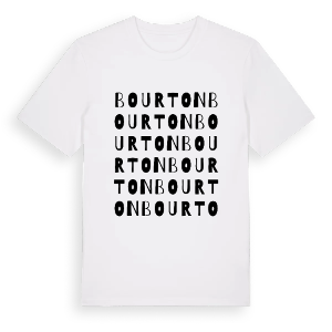 Bourton ordlek t-shirt – ekologisk bomull t-shirt från Pinshirt