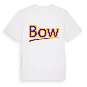 Bow baseball t-shirt – ekologisk bomull t-shirt från Pinshirt