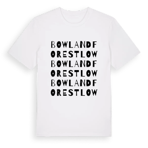Bowland Forest Low ordlek t-shirt – ekologisk bomull t-shirt från Pinshirt