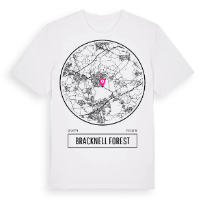 Bracknell Forest t-shirt – ekologisk bomull t-shirt från Pinshirt