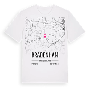 Bradenham karta t-shirt – ekologisk bomull t-shirt från Pinshirt