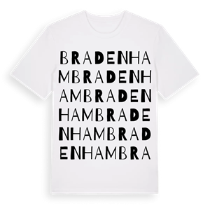 Bradenham ordlek t-shirt – ekologisk bomull t-shirt från Pinshirt