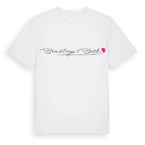 Bradleys Both hjärta t-shirt – ekologisk bomull t-shirt från Pinshirt