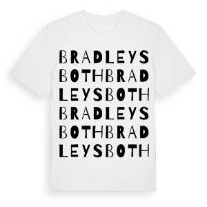 Bradleys Both ordlek t-shirt – ekologisk bomull t-shirt från Pinshirt