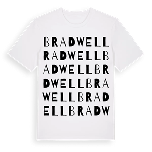 Bradwell ordlek t-shirt – ekologisk bomull t-shirt från Pinshirt