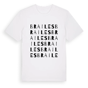 Brailes ordlek t-shirt – ekologisk bomull t-shirt från Pinshirt