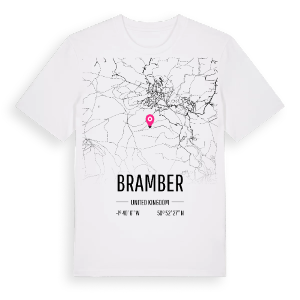 Bramber karta t-shirt – ekologisk bomull t-shirt från Pinshirt