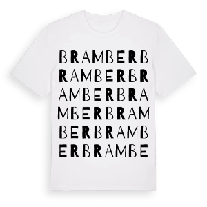 Bramber ordlek t-shirt – ekologisk bomull t-shirt från Pinshirt