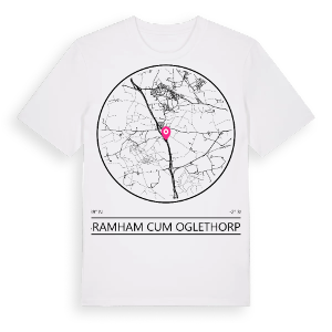 Bramham cum Oglethorpe t-shirt – ekologisk bomull t-shirt från Pinshirt