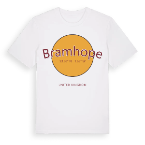 Bramhope cirkel t-shirt – ekologisk bomull t-shirt från Pinshirt