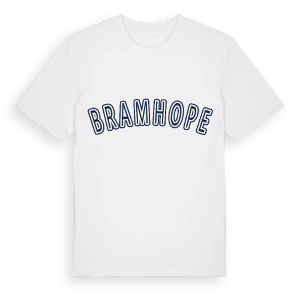Bramhope college t-shirt – ekologisk bomull t-shirt från Pinshirt