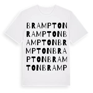 Brampton ordlek t-shirt – ekologisk bomull t-shirt från Pinshirt