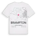 Brampton karta t-shirt