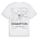 Brampton karta t-shirt