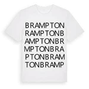 Brampton ordlek t-shirt – ekologisk bomull t-shirt från Pinshirt