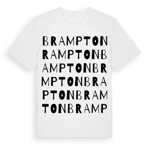Brampton ordlek t-shirt – ekologisk bomull t-shirt från Pinshirt