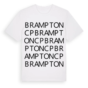 Brampton CP ordlek t-shirt – ekologisk bomull t-shirt från Pinshirt