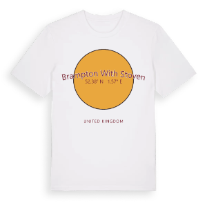 Brampton with Stoven cirkel t-shirt – ekologisk bomull t-shirt från Pinshirt