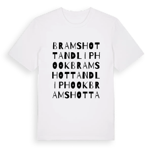 Bramshott and Liphook ordlek t-shirt – ekologisk bomull t-shirt från Pinshirt