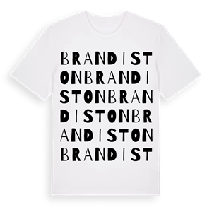 Brandiston ordlek t-shirt – ekologisk bomull t-shirt från Pinshirt