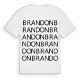 Brandon ordlek t-shirt