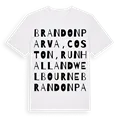 Brandon Parva, Coston, Runhall and Welbourne ordlek t-shirt