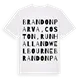 Brandon Parva, Coston, Runhall and Welbourne ordlek t-shirt