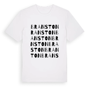 Branston ordlek t-shirt – ekologisk bomull t-shirt från Pinshirt