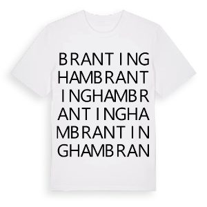 Brantingham ordlek t-shirt – ekologisk bomull t-shirt från Pinshirt