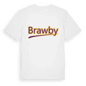 Brawby baseball t-shirt – ekologisk bomull t-shirt från Pinshirt