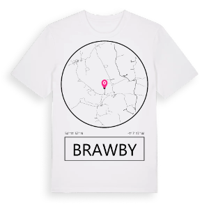 Brawby t-shirt – ekologisk bomull t-shirt från Pinshirt