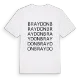 Braydon ordlek t-shirt