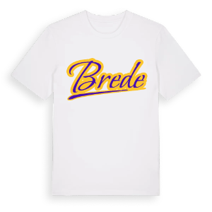 Brede baseball t-shirt – ekologisk bomull t-shirt från Pinshirt
